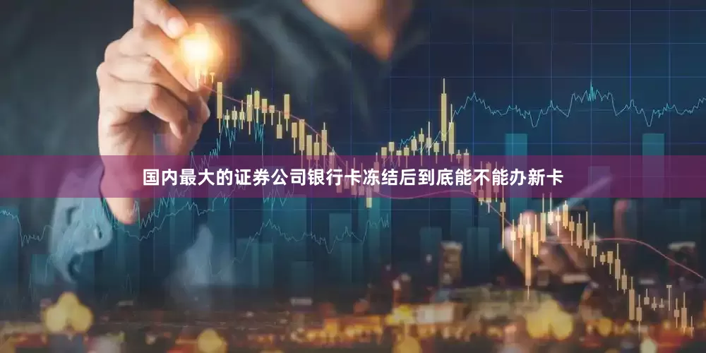 国内最大的证券公司银行卡冻结后到底能不能办新卡