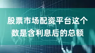 股票市场配资平台这个数是含利息后的总额